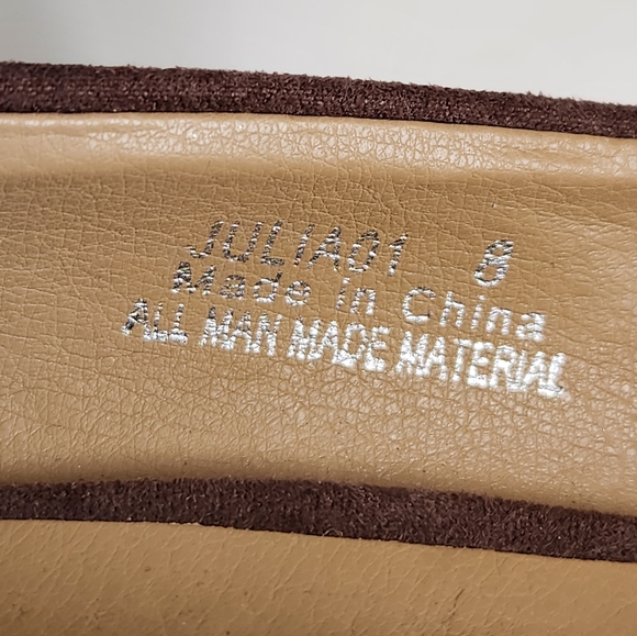 Riverberry Julia Chocolate Brown Suede Stillettos size 8 - Picture 7 of 10